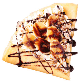 チョコバナナクレープ
