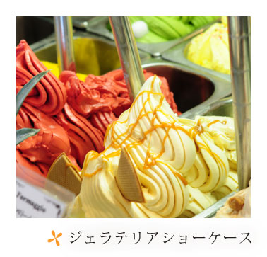 ジェラテリアショーケース